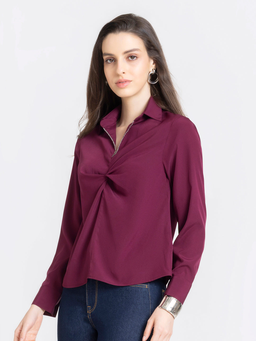 Burgundie Top from Shaye India , Top for women