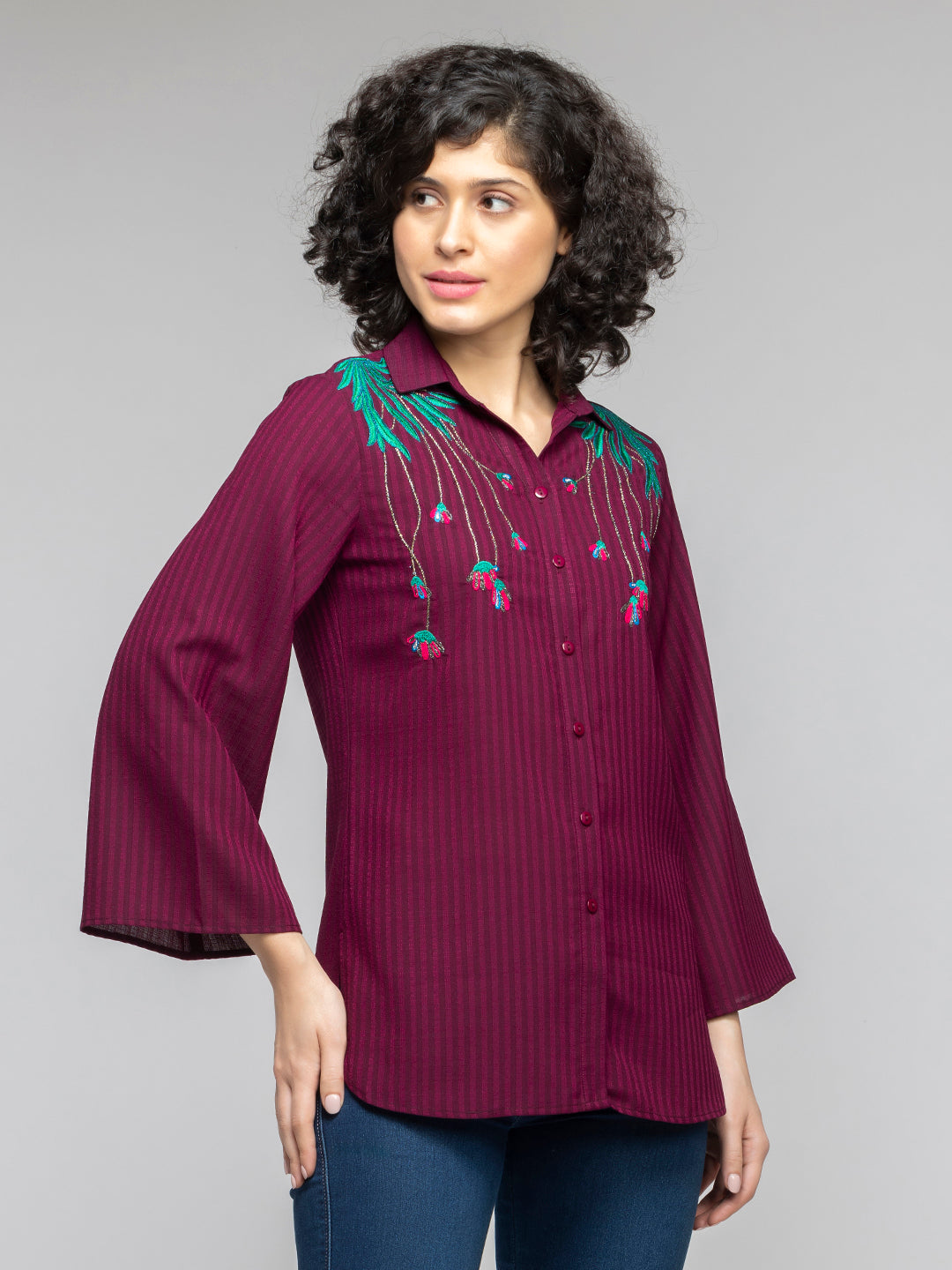 Pearlette Shirt from Shaye India , Shirts for women