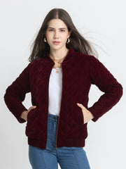 Burgundie Jacket from Shaye India , Jacket for women