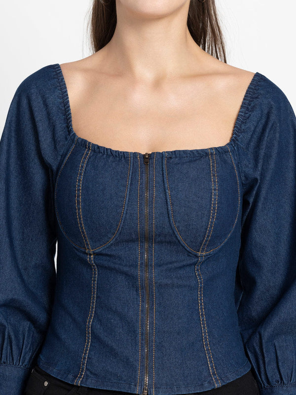 Joey Denim Top from Shaye , Top for women