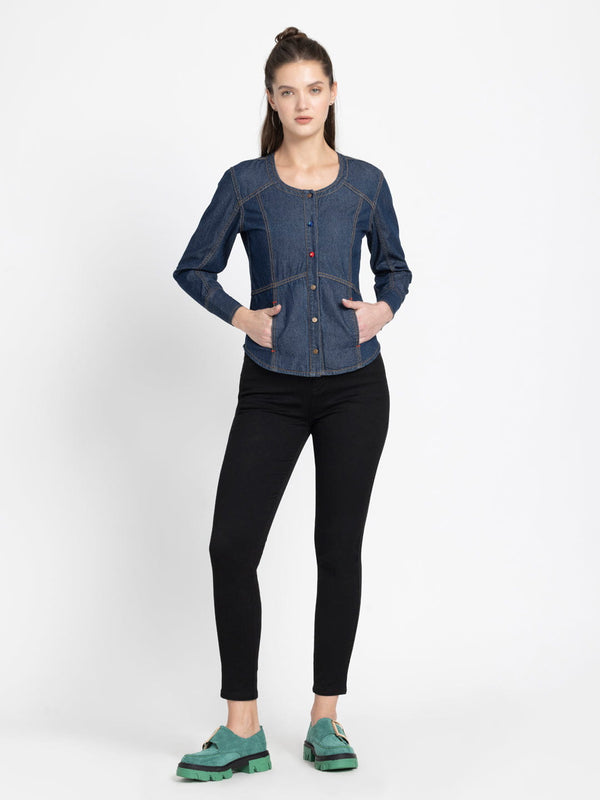 Forever Denim Shirt from Shaye , Shirt for women