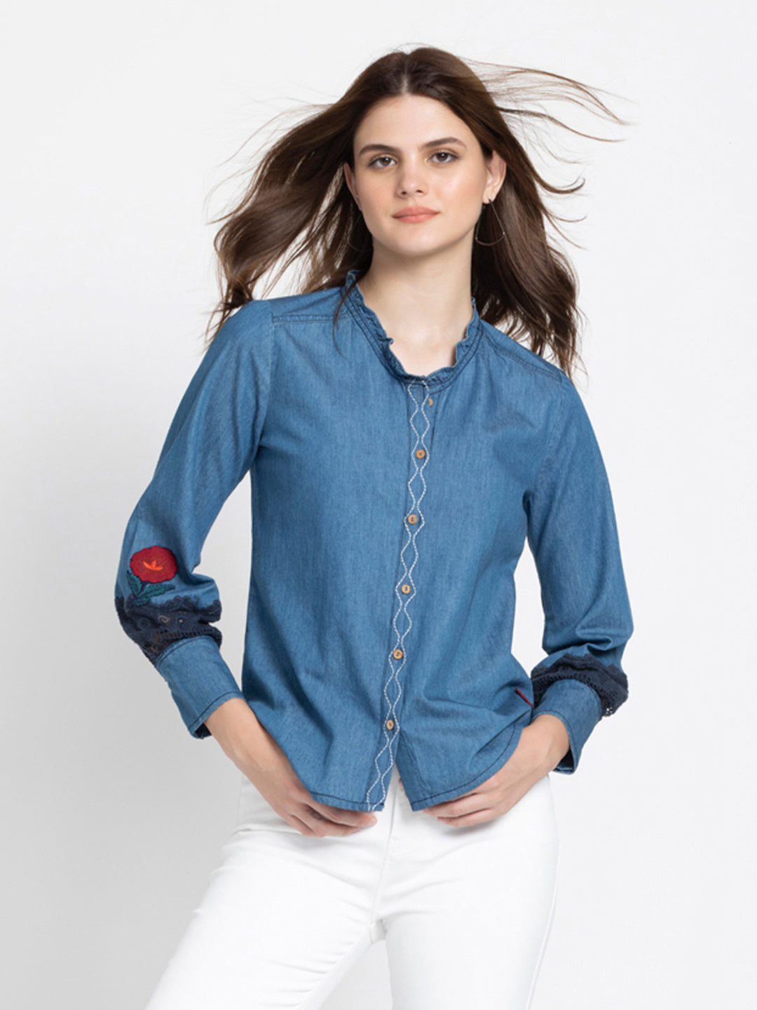 Rockstar Denim Shirt from Shaye , Shirt for women