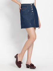 Starry Denim Skirt from Shaye India , Skirt for women