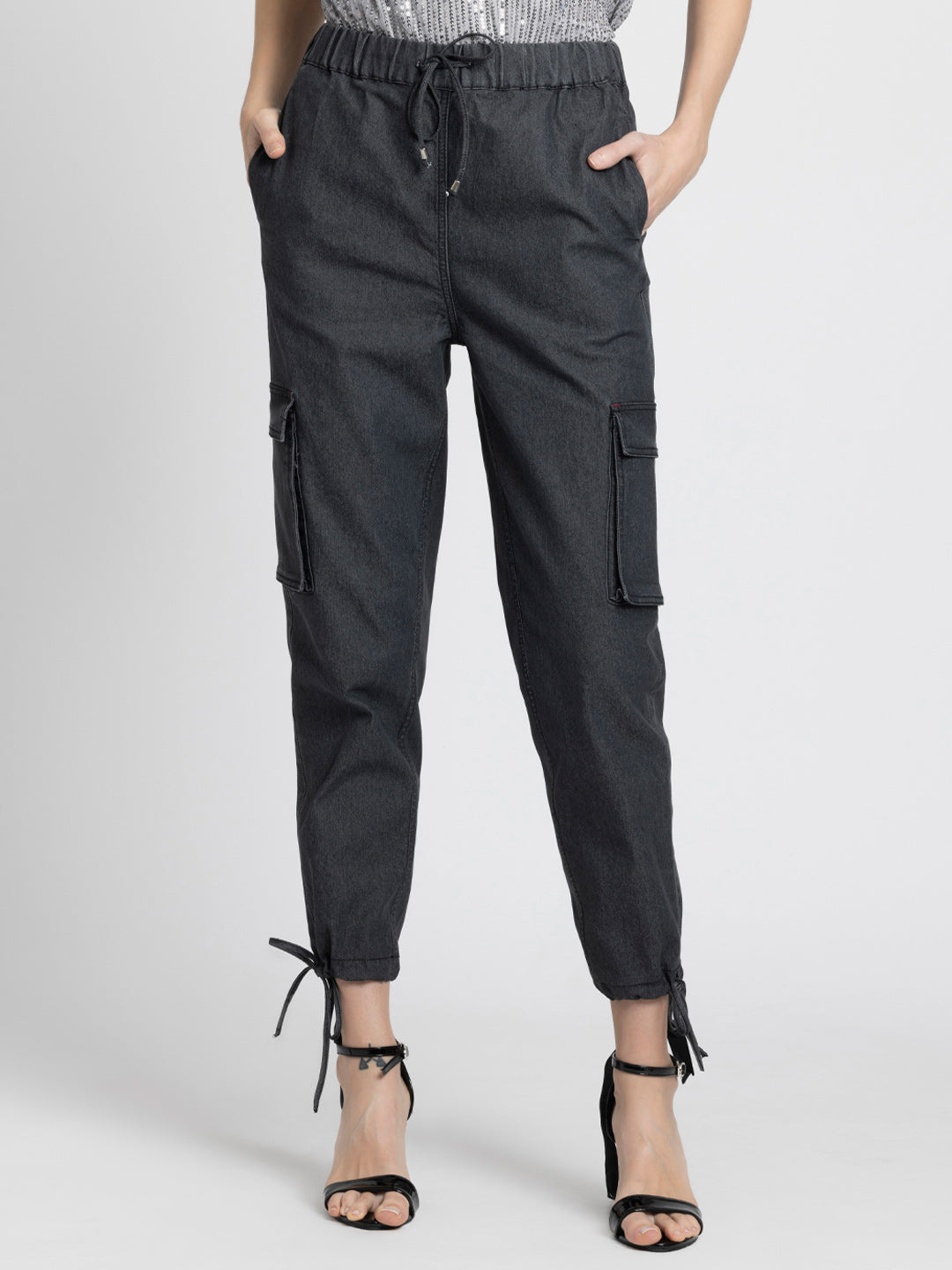 Hawthorn Denim Joggers from Shaye India , Jogger for women