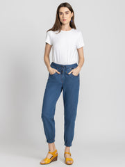 Soreal Denim Joggers from Shaye India , Jogger for women