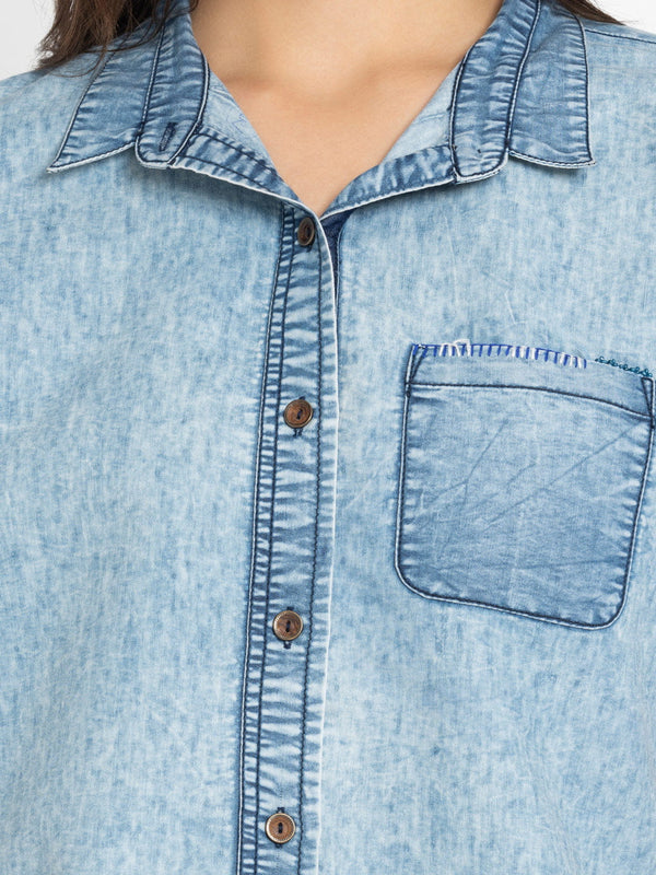 Dakota Denim Shirt from Shaye India , Shirt for women