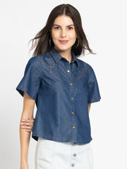 Sydney Denim Top from Shaye India , Top for women