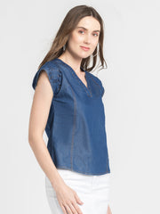 Taylor denim Top from Shaye India , Top for women