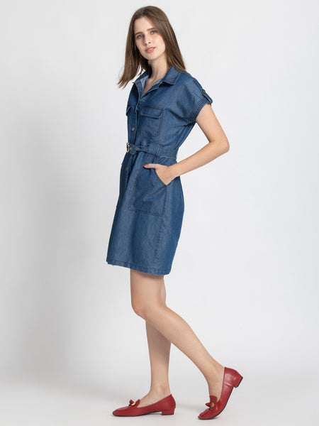 Naples Denim Dress from Shaye India , Dress for women