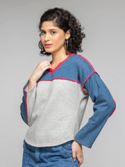 Preppie Sweatshirt from Shaye India , Sweatshirt for women