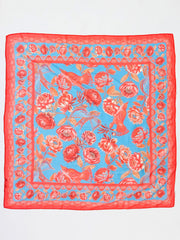 Azure Bloom Scarf