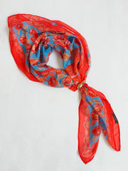 Azure Bloom Scarf