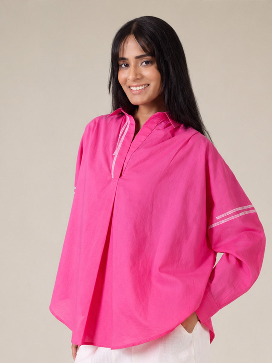 Pink Weekend Top from Shaye India , for women