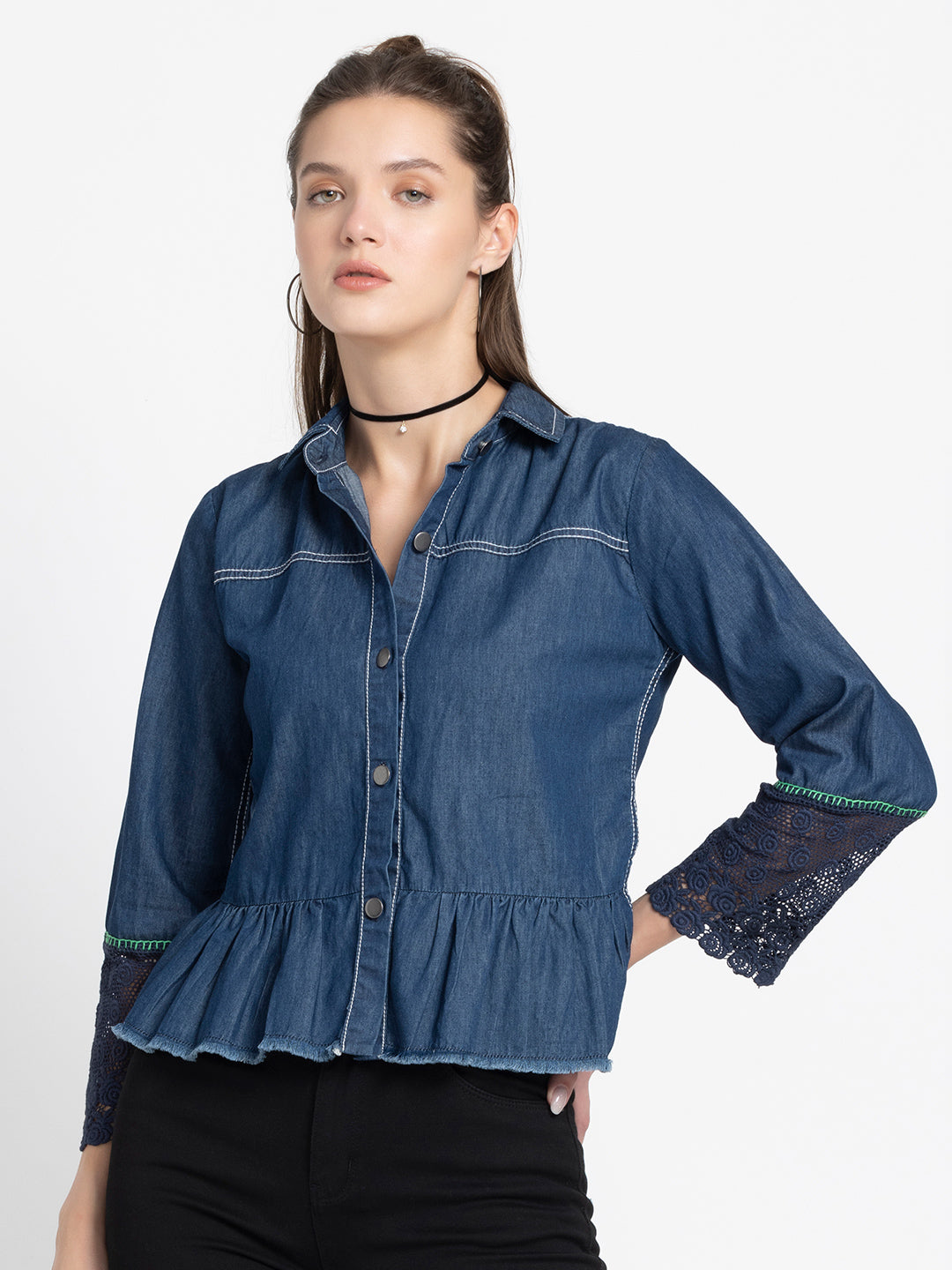 Chesapake Denim shirt from Shaye , Shirt for women