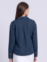 Tamara Shirt Navy Blue