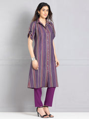 Purple Shirt Kurta from Shaye , Kurta for women