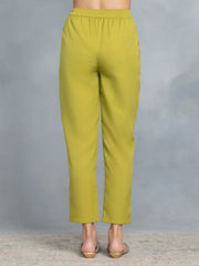 Lime Green Pant from Shaye India , Pants for women