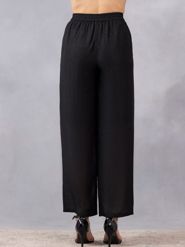Black Straight Kurta Set With Dupatta from Shaye , Kurta Set for women