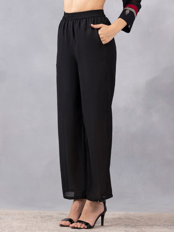 Black Straight Kurta Set With Dupatta from Shaye , Kurta Set for women