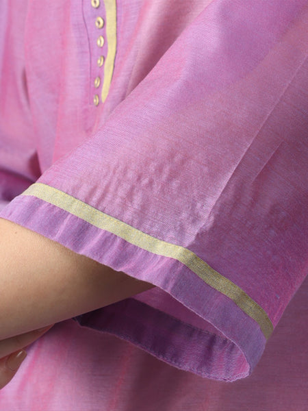 Purple Gold & Sequined Straight Kurta from Shaye India , Kurta for women