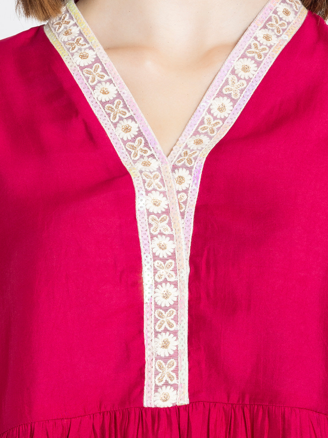 Pink Empire Waist Kurti from Shaye India , Kurti for women