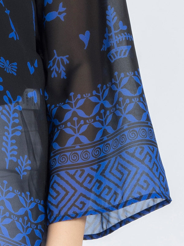 Black Aztec Print Kurti from Shaye India , kurti for women