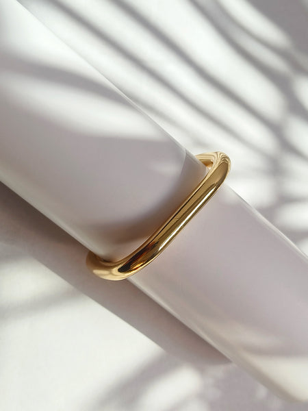 Modern Muse Square Cuff Gold Bracelet from Shaye India , Bracelet for women