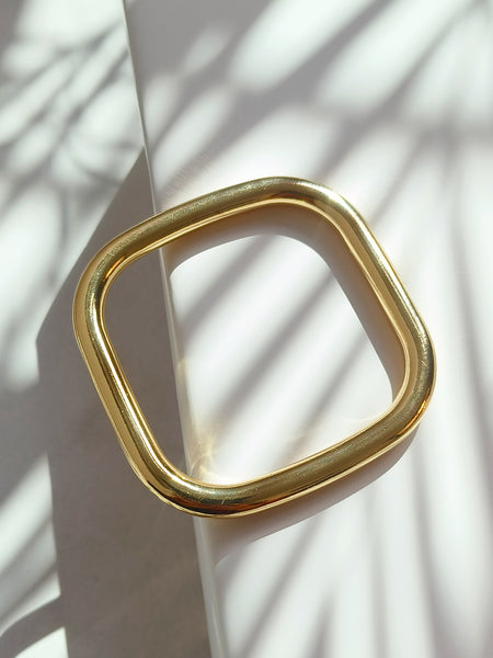 Modern Muse Square Cuff Gold Bracelet from Shaye India , Bracelet for women