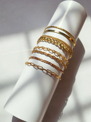 Golden Symphony Stack Bracelet Set from Shaye India , Jewellery for women