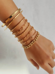 Golden Symphony Stack Bracelet Set from Shaye India , Jewellery for women