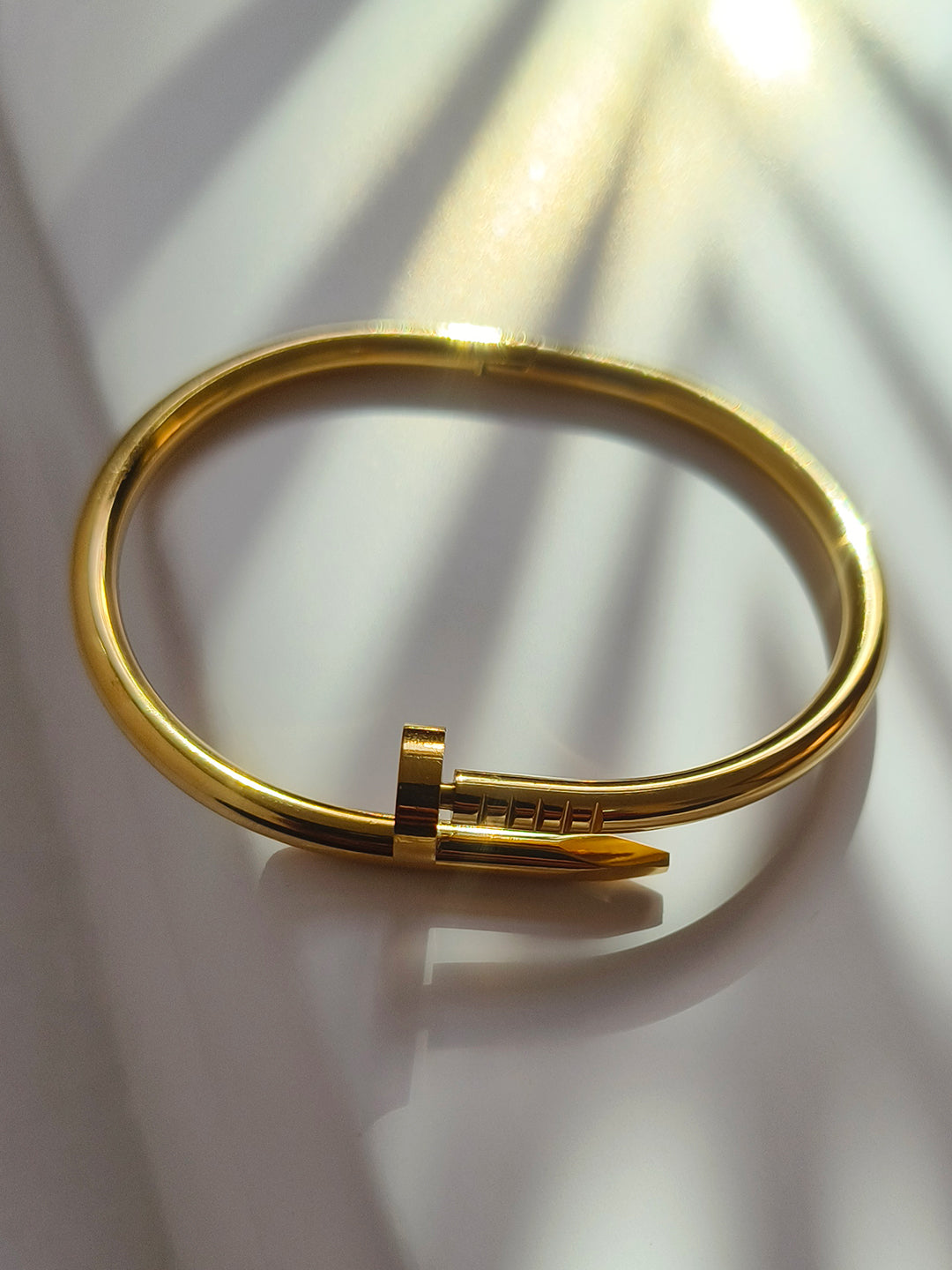 Minimal Aura Gold Cuff Bracelet from Shaye India , Bracelet for women