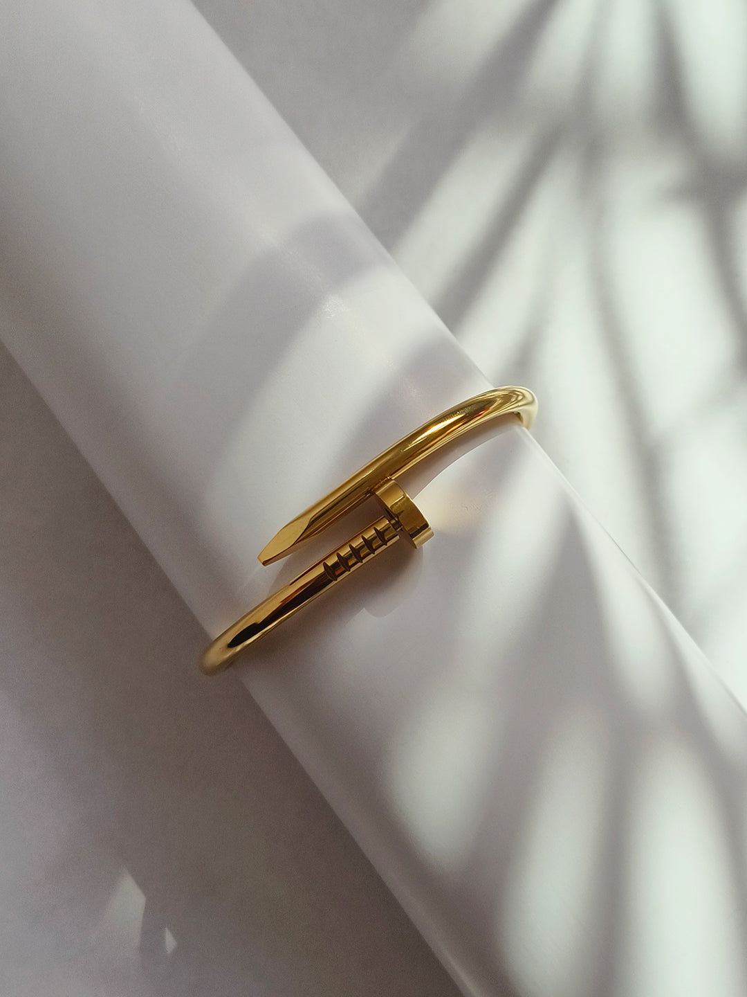 Minimal Aura Gold Cuff Bracelet from Shaye India , Bracelet for women