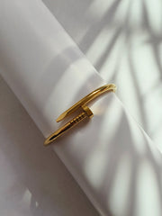 Minimal Aura Gold Cuff Bracelet from Shaye India , Bracelet for women