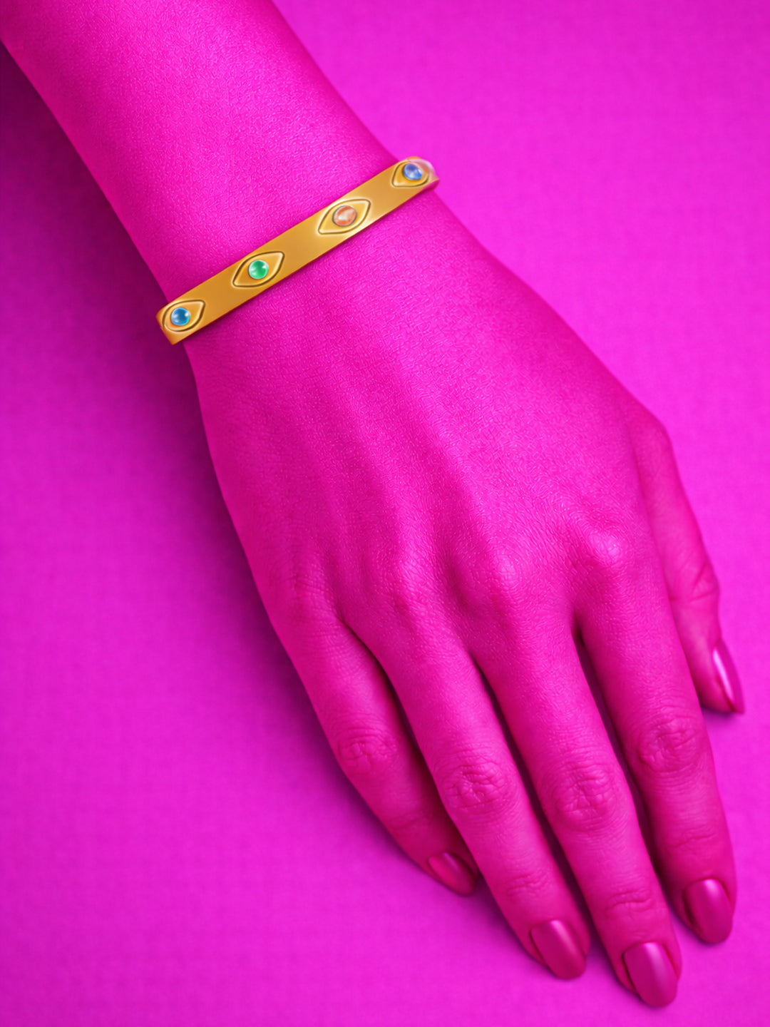 Lumi Eye Gold Bracelet from Shaye India , Jewellery for women