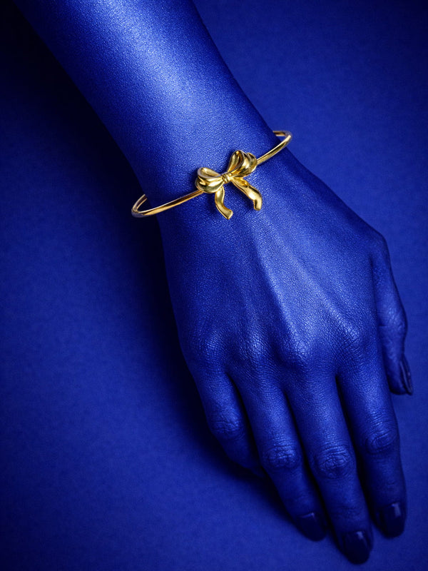 BowBelle Gold Cuff Bracelet from Shaye India , Jewellery for women