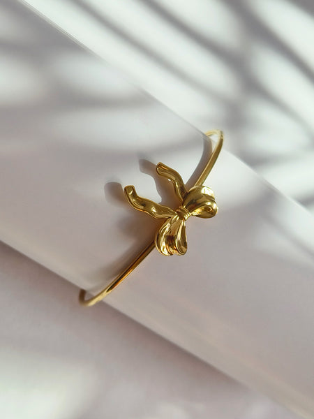 BowBelle Gold Cuff Bracelet from Shaye India , Jewellery for women