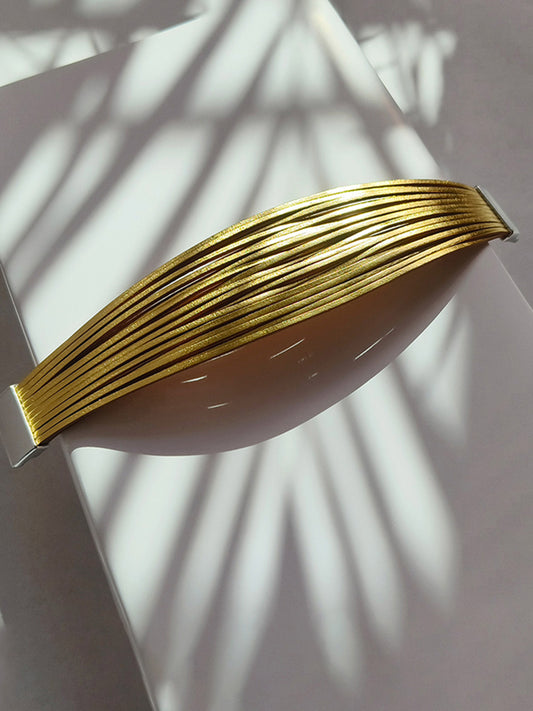 Classic Gleam Gold Chain Bracelet from Shaye India , Jewellery for women