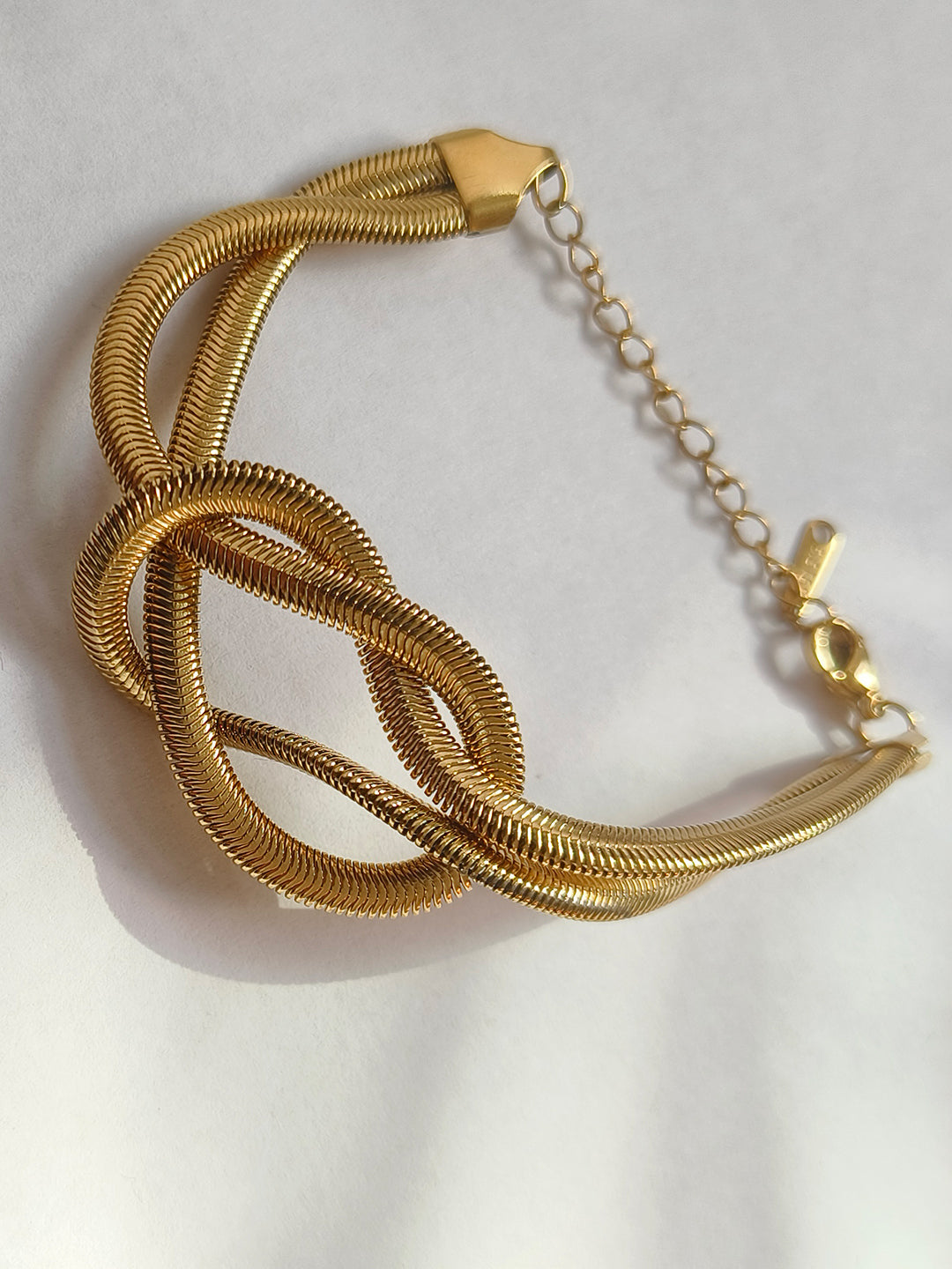 Eternal Knot Gold Bracelet from Shaye India , Bracelet for women