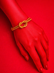 Eternal Knot Gold Bracelet from Shaye India , Bracelet for women