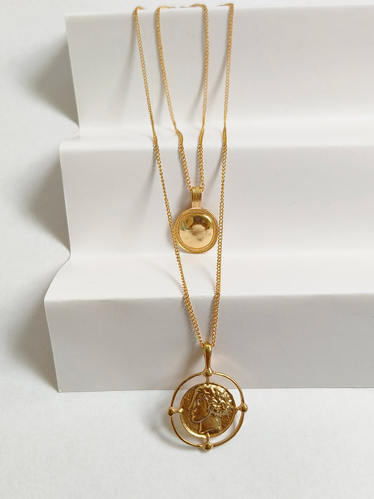 Retro Charm Necklace