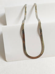 Luna Line Silver Plated Necklace