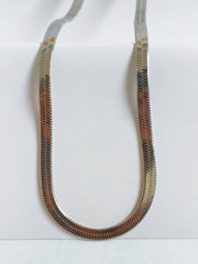Luna Line Silver Plated Necklace
