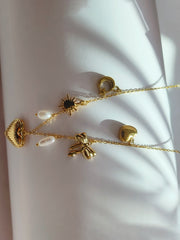 Stellar Heart Gold Necklace from Shaye India , Jewellery for women