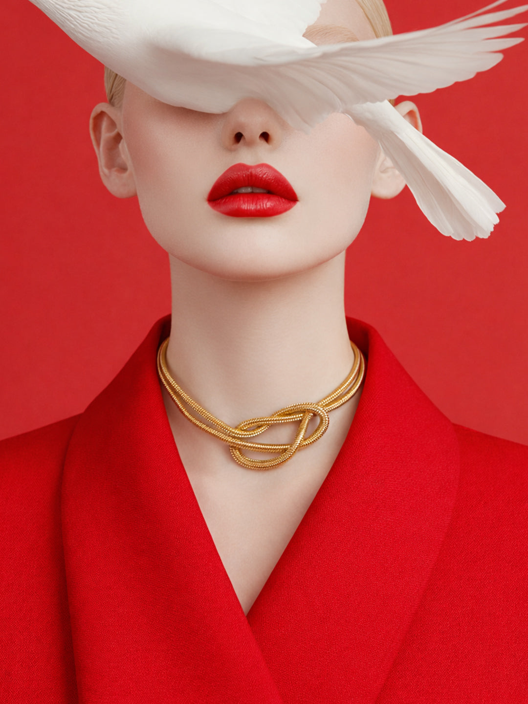 Eternal Knot Gold Necklace from Shaye India , Jewellery for women