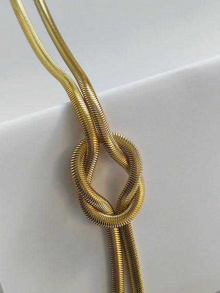 Eternal Knot Gold Necklace from Shaye India , Jewellery for women