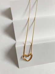 Lumineau Love Gold Pendant Necklace