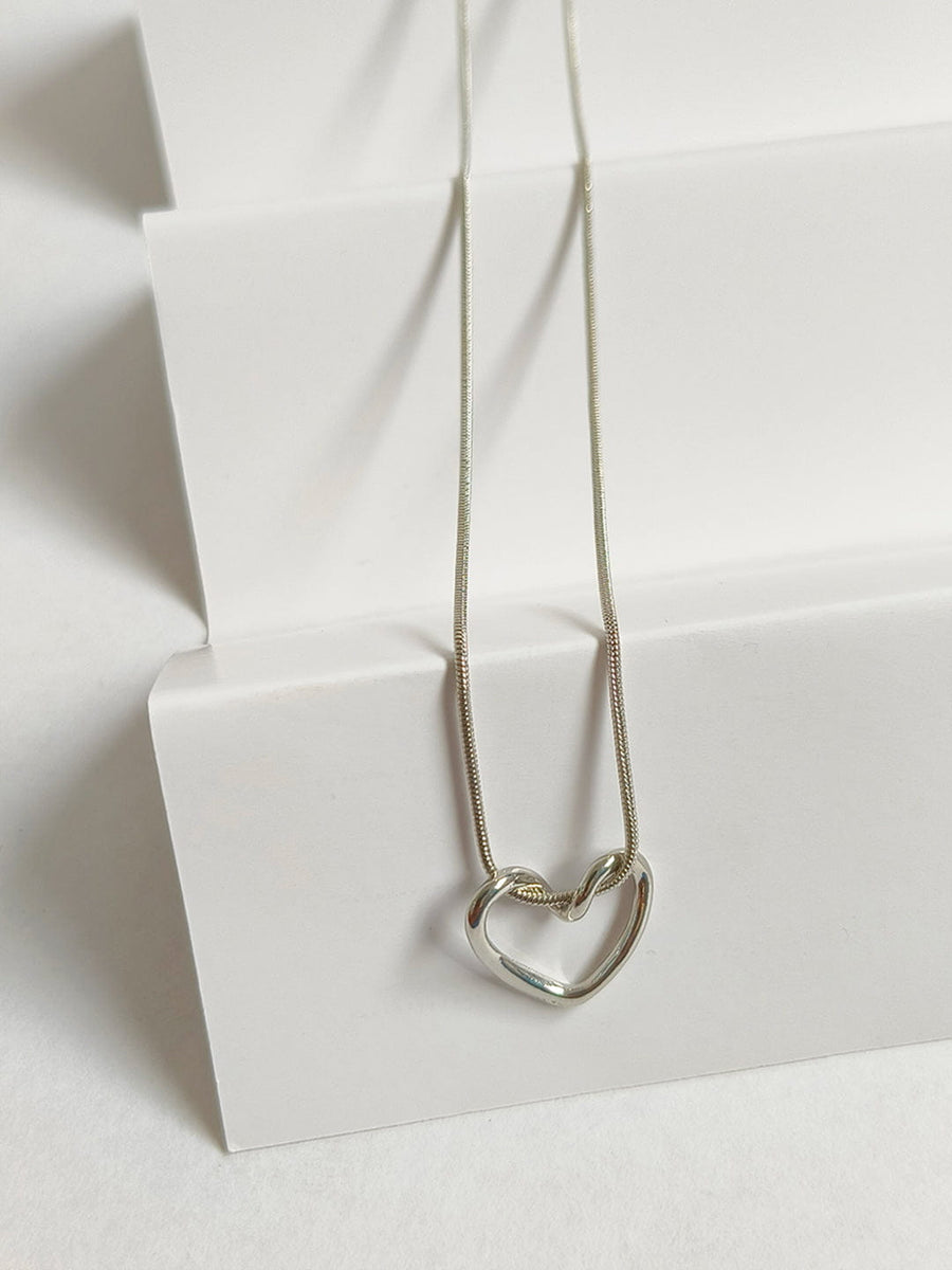 Lumineau Love Silver Pendant Necklace from Shaye India , Jewellery for women