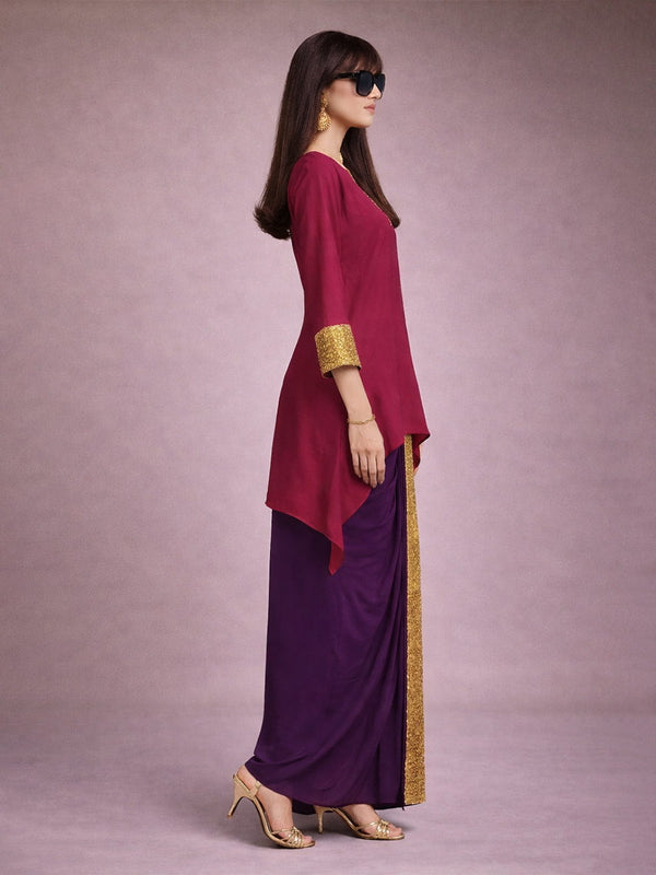 Celebrate Top and Dhoti Pants Set from Shaye India , Co-ord set for women