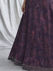 Bouquet Skirt and Cropped Top Set from Shaye India , Co-ord set for women