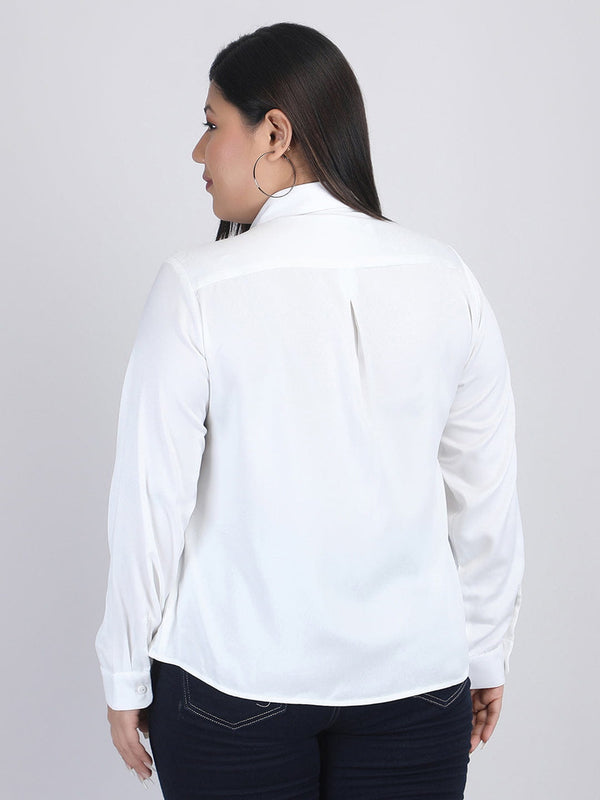 White Button Down Shirt from Shaye , Shirt for women